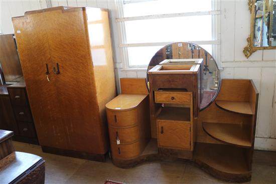 4 piece Art Deco bedroom suite(-)